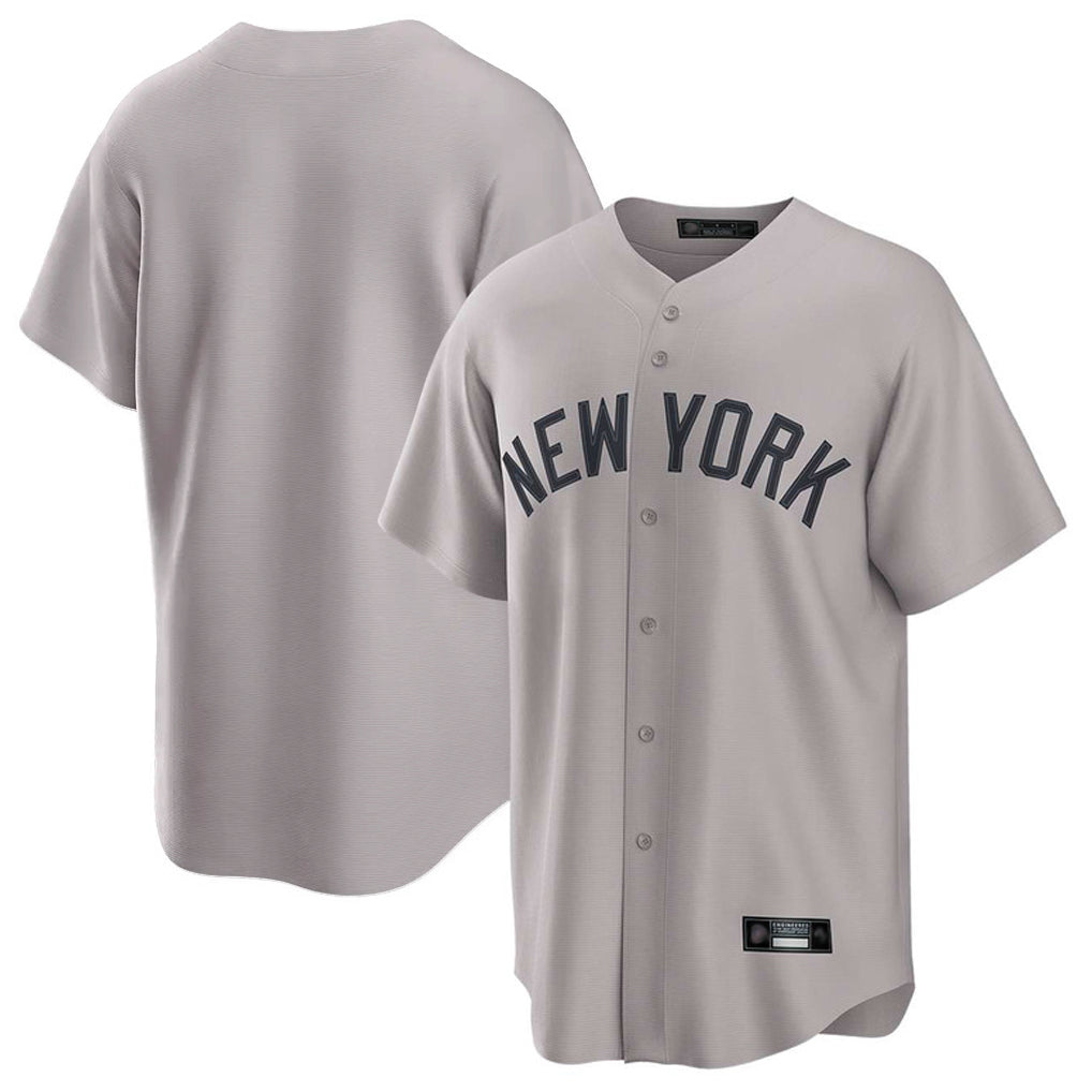 Kdoa NY.Yankees Blank Player Gray Game Home Stitched Jerseys