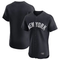 Kdoa NY.Yankees Blank Player Navy Home Replica Elite Stitched Jerseys