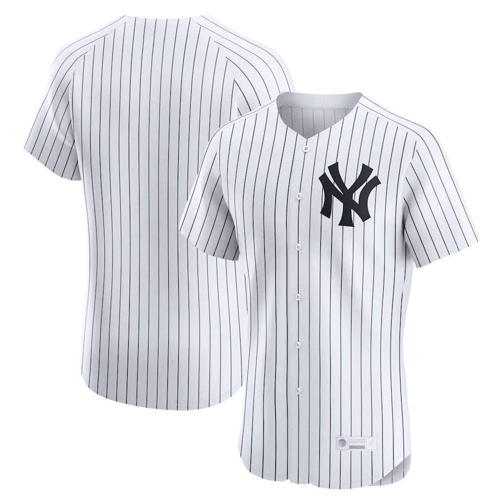 Kdoa NY.Yankees Blank Player White Limited Elite Home Stitched Jerseys