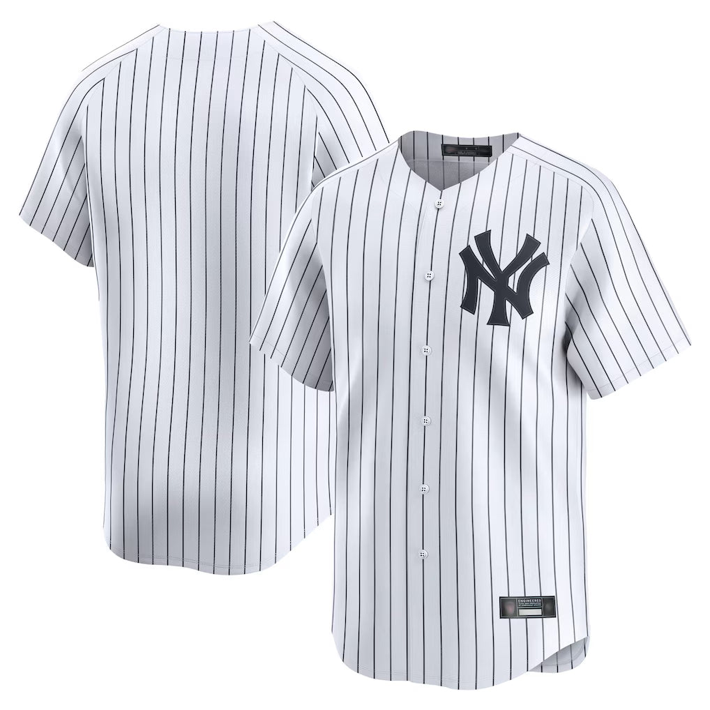 Kdoa NY.Yankees Blank Player White Limited Home Stitched Jerseys