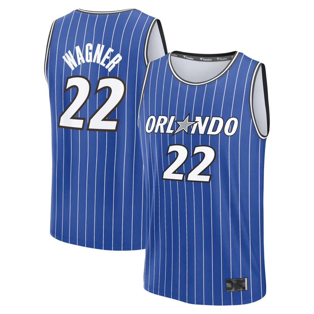 Kdoa O.Magic #22 Franz Wagner Blue Fast Break Replica Player Jerseys - Icon Edition