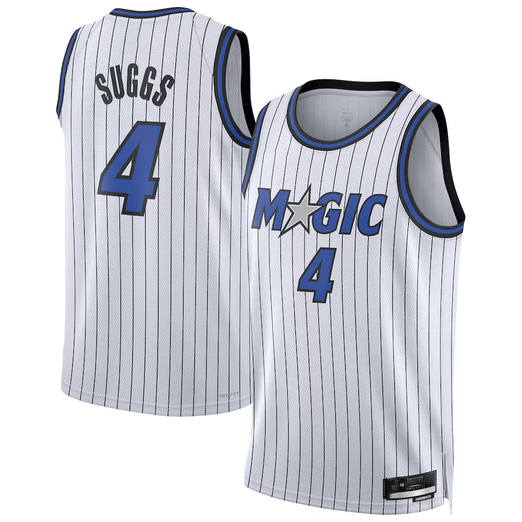 Kdoa O.Magic #4 Jalen Suggs White Swingman Player Jerseys - Association Edition
