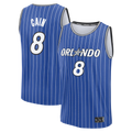 Kdoa O.Magic #8 Jamal Cain Blue Fast Break Jerseys - Icon Edition