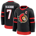 Kdoa O.Senators #7 Brady Tkachuk Black Home Premium Jerseys