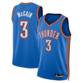 Kdoa OC.Thunder #3 Jared McCain Blue Swingman Stitched Jerseys- Icon Edition