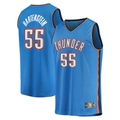 Kdoa OC.Thunder #55 Isaiah Hartenstein Blue Fast Break Replica Player Stitched Jerseys - Icon Edition