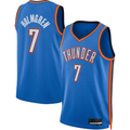 Kdoa OC.Thunder #7 Chet Holmgren Blue 2022 Draft First Round Pick Player Swingman Stitched Jerseys - Icon Edition