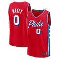 Kdoa P.76ers #0 Tyrese Maxey Jordan Brand Red Swingman Jerseys - Statement Edition