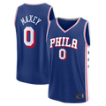 Kdoa P.76ers #0 Tyrese Maxey  Royal Fast Break Replica Player Jerseys - Icon Edition