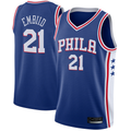 Kdoa P.76ers #21 Joel Embiid Royal Swingman Jerseys - Icon Edition