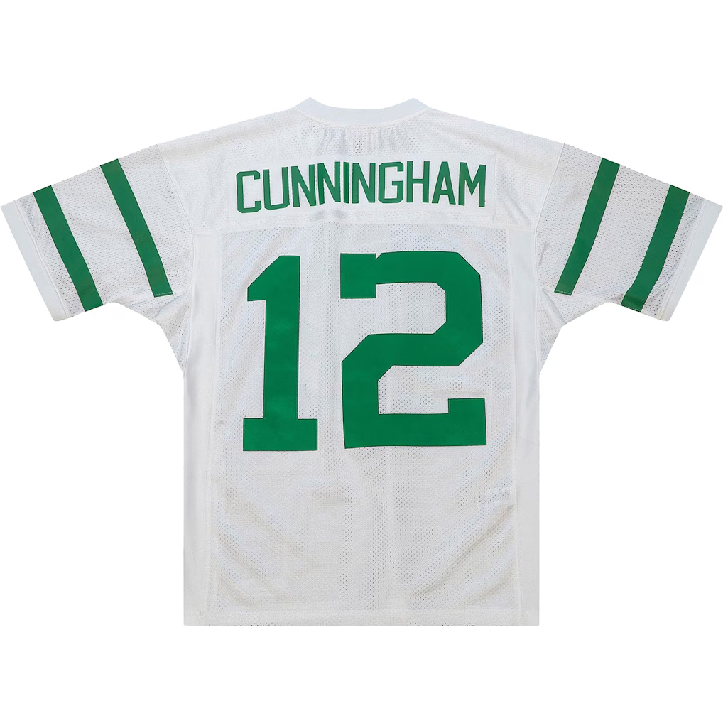 Kdoa P.Eagles 1994 #12 Randall Cunningham Mitchell & Ness White Authentic Throwback Retired Player Stitched Puhic Jersey