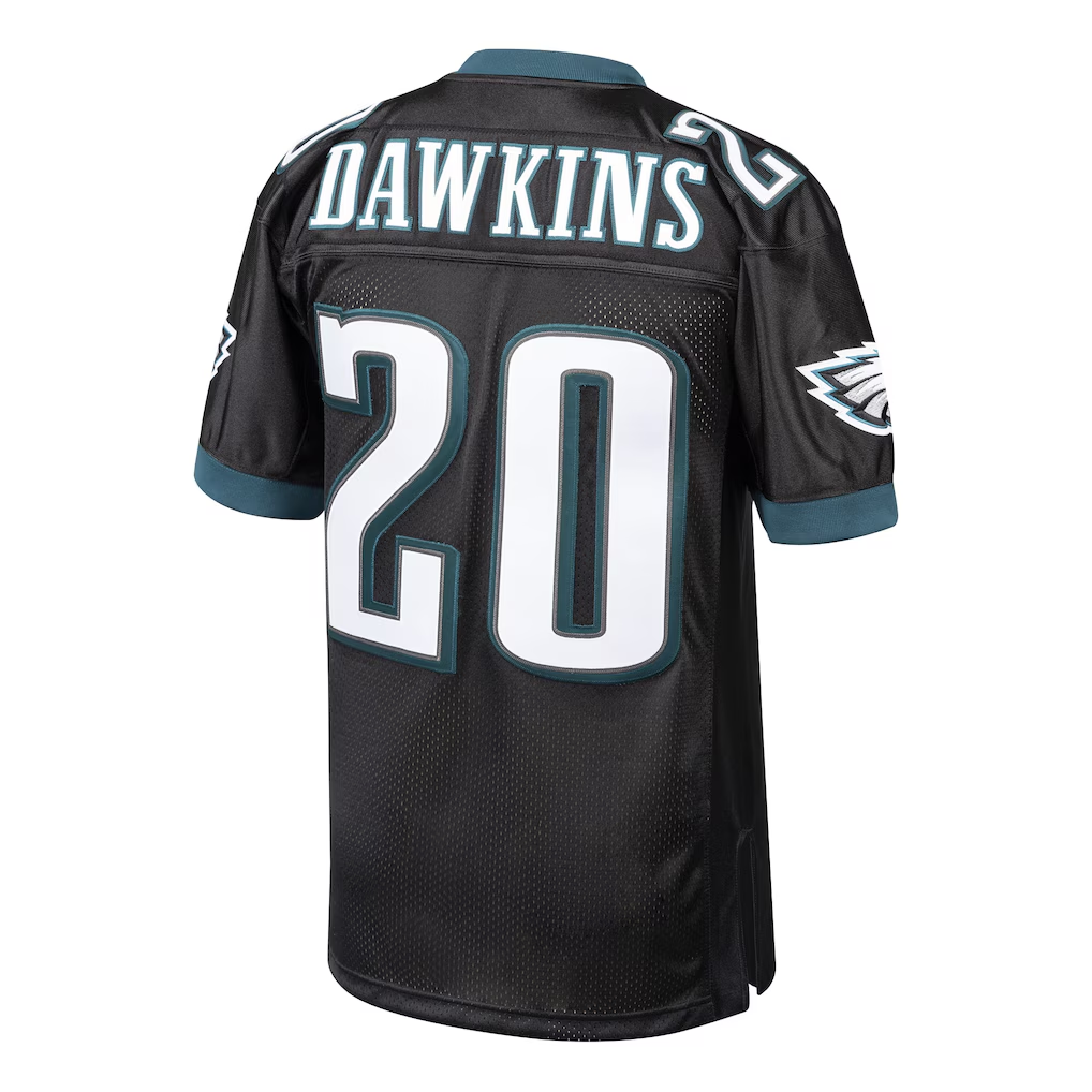 Kdoa P.Eagles 2003 #20 Brian Dawkins Mitchell & Ness Black Authentic Throwback Retired Player  Stitched Puhic Jersey