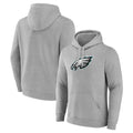 Kdoa P.Eagles Gray LOGO Pullover Hoodies Home Game Blank Player Stitched Jerseys