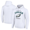 Kdoa P.Eagles White Pullover Hoodies Home Game Blank Player Stitched Jerseys