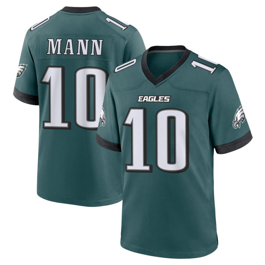 Kdoa P.Eagles #10 Braden Mann Player Green Home Game Stitched Jerseys