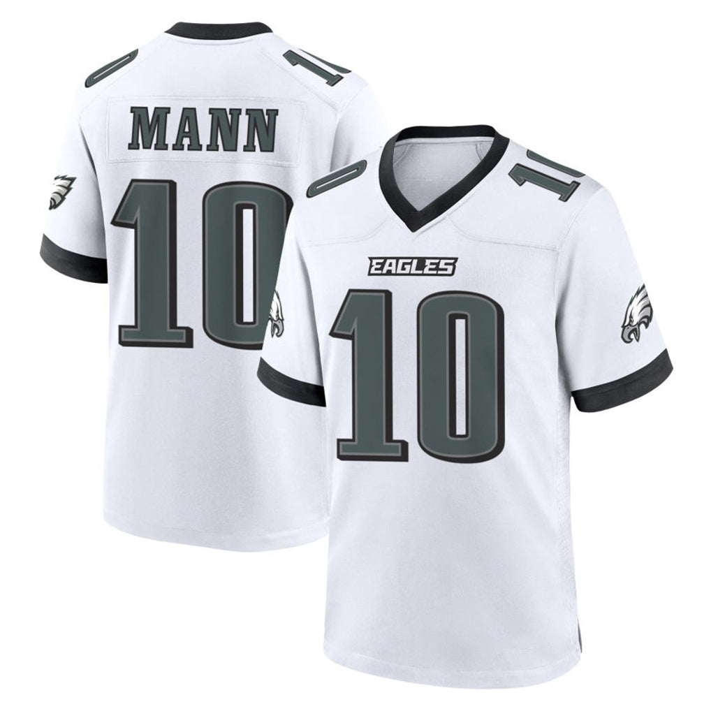 Kdoa P.Eagles #10 Braden Mann Player White Game Home Stitched Jerseys
