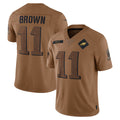 Kdoa P.Eagles #11 A.J. Brown Player Brown Salute To Service Limited Stitched Jerseys