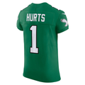 Kdoa P.Eagles #1 Jalen Hurts Kelly Green Alternate Vapor F.U.S.E. Elite Stitched Jerseys