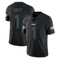 Kdoa P.Eagles #1 Jalen Hurts Player Limited Black Impact Home Game Stitched Jerseys