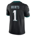 Kdoa P.Eagles #1 Jalen Hurts Player Limited Black Vapor F.U.S.E. Stitched Jerseys