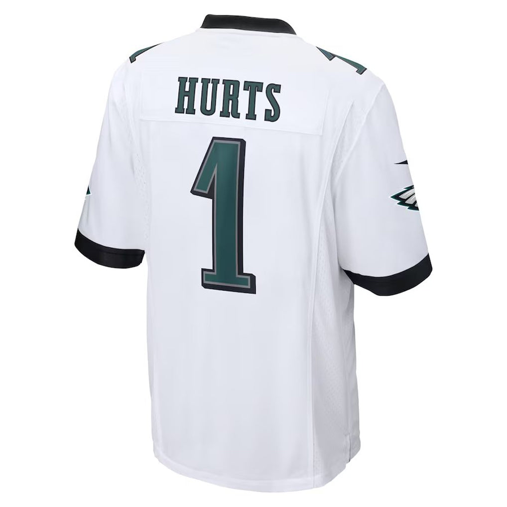 Kdoa P.Eagles #1 Jalen Hurts Player White Game Stitched Jersey