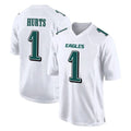 Kdoa P.Eagles #1 Jalen Hurts Player White Tundra Fashion Home Game Stitched Jerseys