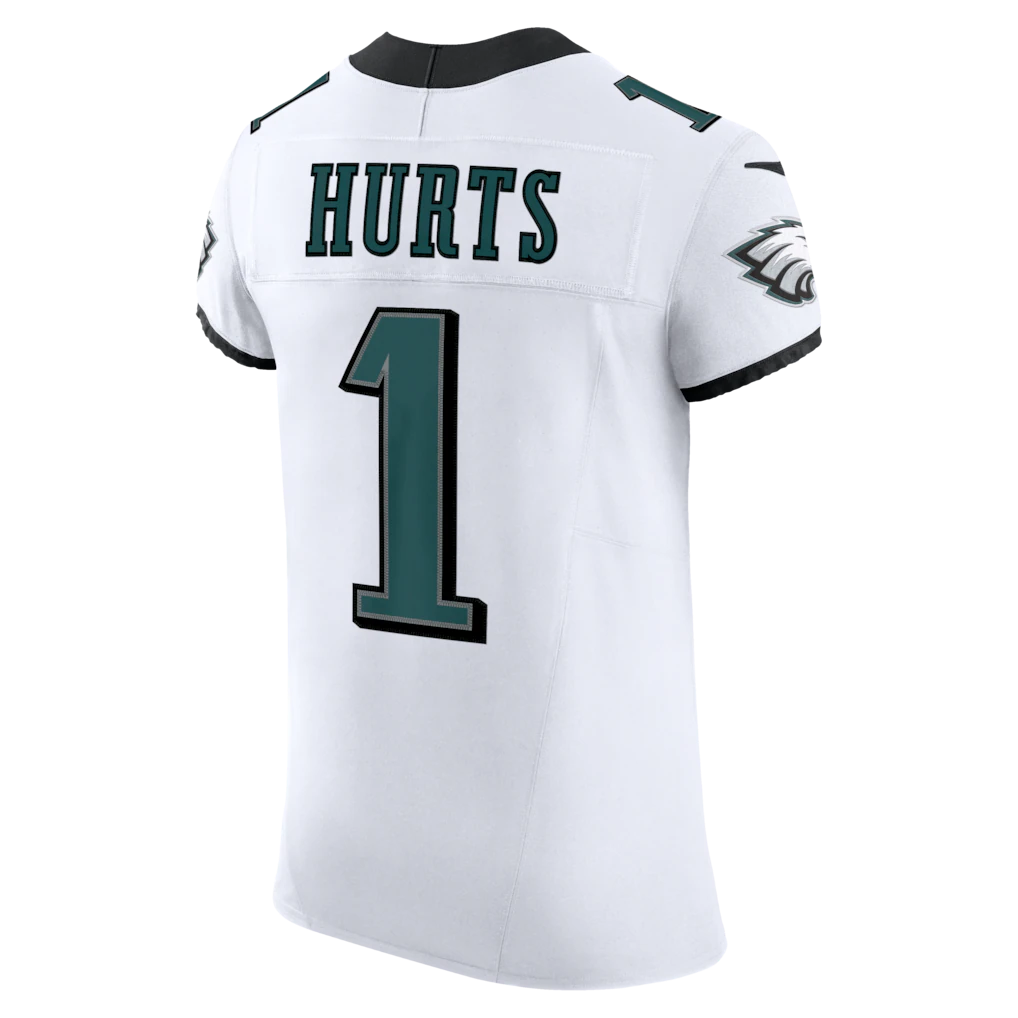 Kdoa P.Eagles #1 Jalen Hurts White Vapor F.U.S.E. Elite Stitched Jerseys