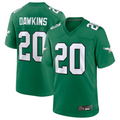 Kdoa P.Eagles #20 Brian Dawkins Green Alternate Retired Player Game Stitched American Stitched Jerseys
