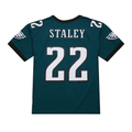 Kdoa P.Eagles #22 Duce Staley Mitchell & Ness Midnight Green 2002 Legacy Replica Jersey