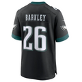 Kdoa P.Eagles #26 Saquon Barkley Black Alternate Game Jersey Stitched American Stitched Jersey