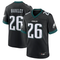 Kdoa P.Eagles #26 Saquon Barkley Black Alternate Game Stitched American Stitched Jerseys