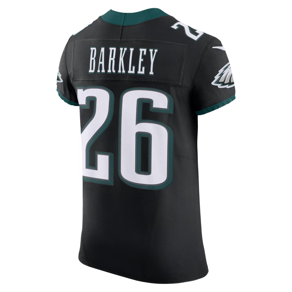 Kdoa P.Eagles #26 Saquon Barkley Black Alternate Vapor F.U.S.E. Elite Stitched Jerseys