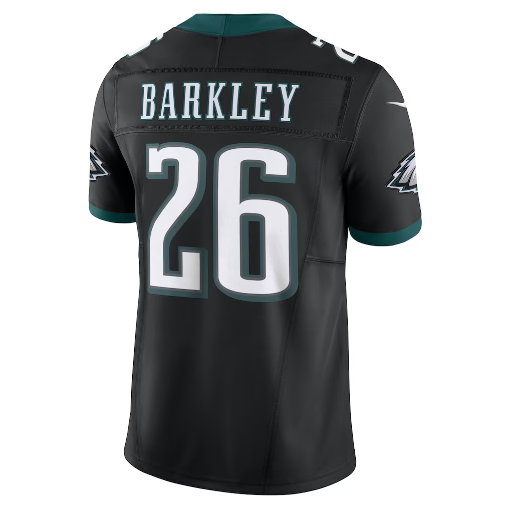 Kdoa P.Eagles #26 Saquon Barkley Black Vapor F.U.S.E. Limited Stitched Jerseys