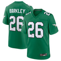 Kdoa P.Eagles #26 Saquon Barkley Green Alternate Game Stitched American Stitched Jerseys