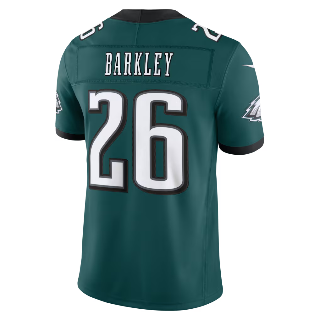Kdoa P.Eagles #26 Saquon Barkley Midnight Green Team Vapor F.U.S.E. Stitched Limited Jerseys