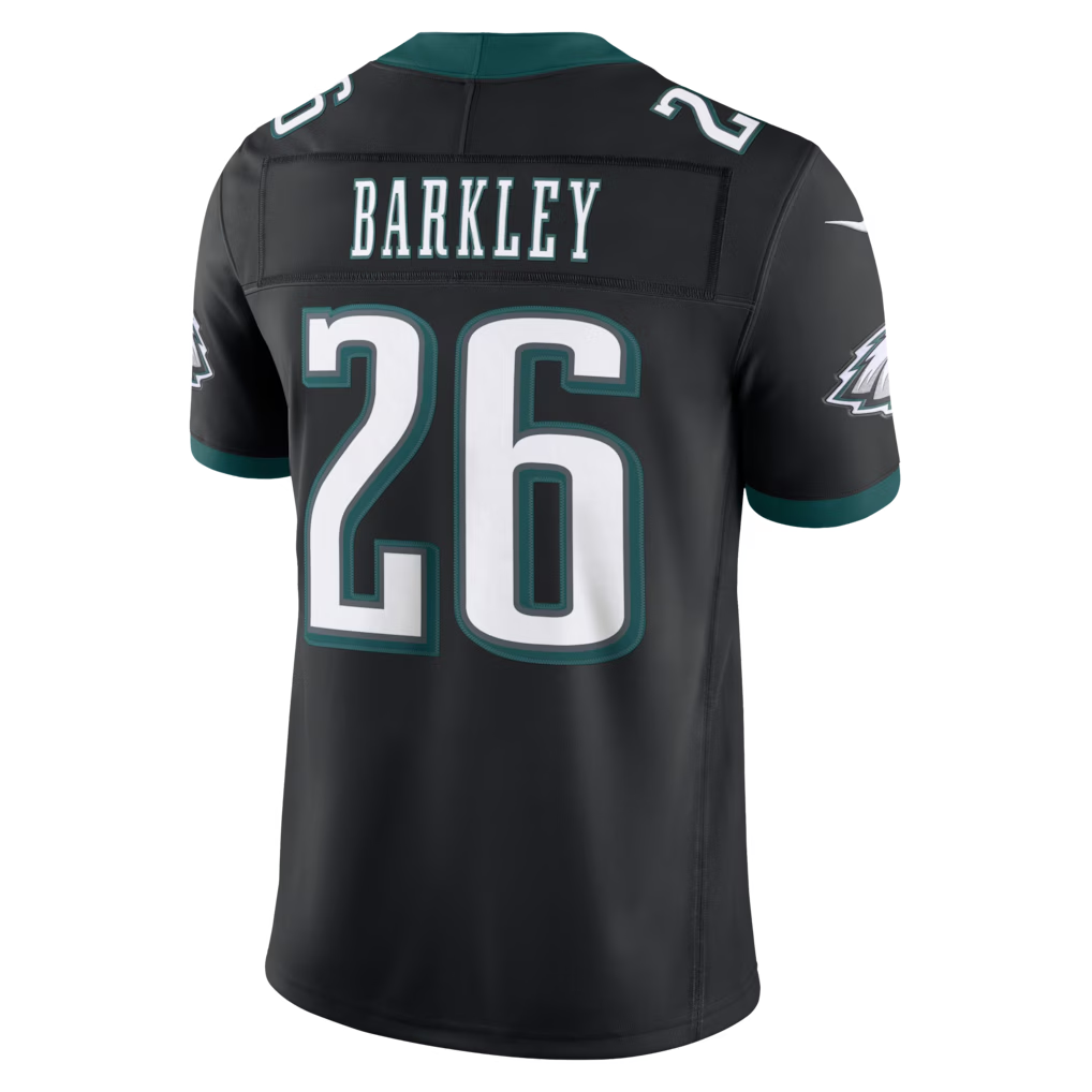 Kdoa P.Eagles #26 Saquon Barkley Black Alternate Vapor F.U.S.E. Stitched Limited Jerseys