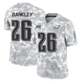 Kdoa P.Eagles #26 Saquon Barkley Player Arctic Camo Salute to Service Limited Game Stitched Jerseys