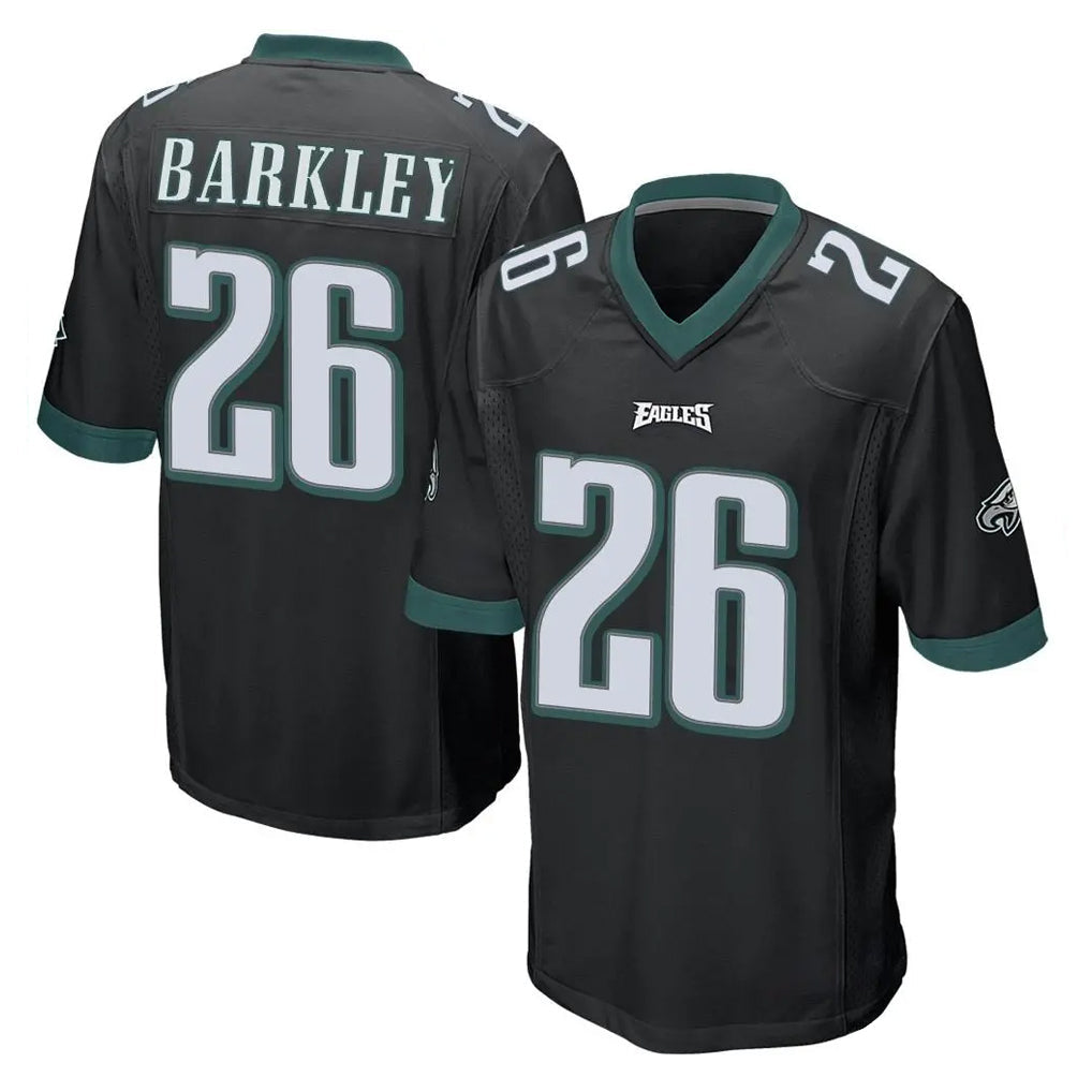 Kdoa P.Eagles #26 Saquon Barkley Player Black Home Game Stitched Jerseys