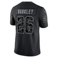 Kdoa P.Eagles #26 Saquon Barkley Player Black REFLECTIVE Limited Stitched Jerseys