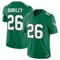 Kdoa P.Eagles #26 Saquon Barkley Player Kelly Green Vapor F.U.S.E. Limited Stitched Jerseys