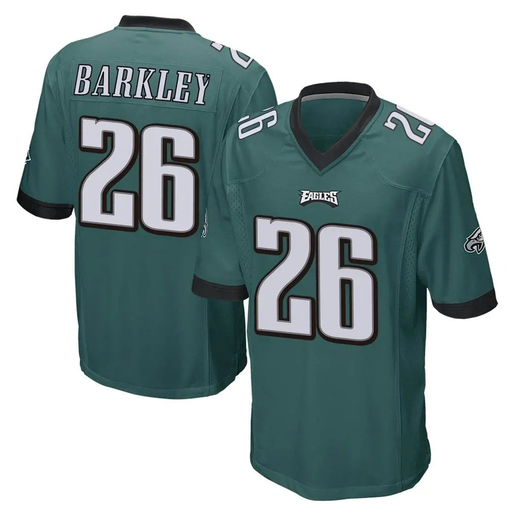 Kdoa P.Eagles #26 Saquon Barkley Player Team Color Green Home Game Stitched Jerseys