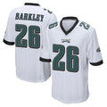 Kdoa P.Eagles #26 Saquon Barkley Player White Home Game Stitched Jerseys