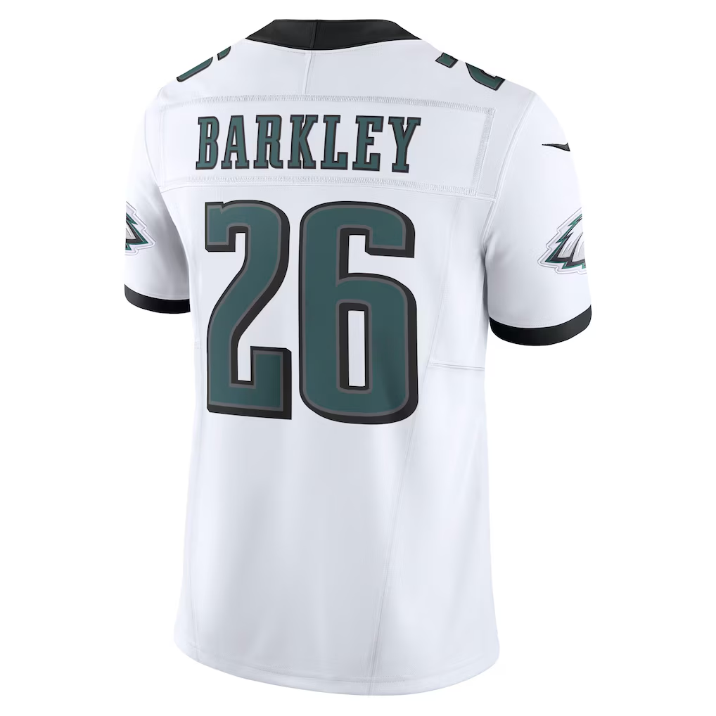 Kdoa P.Eagles #26 Saquon Barkley White Vapor F.U.S.E. Limited Stitched Jerseys
