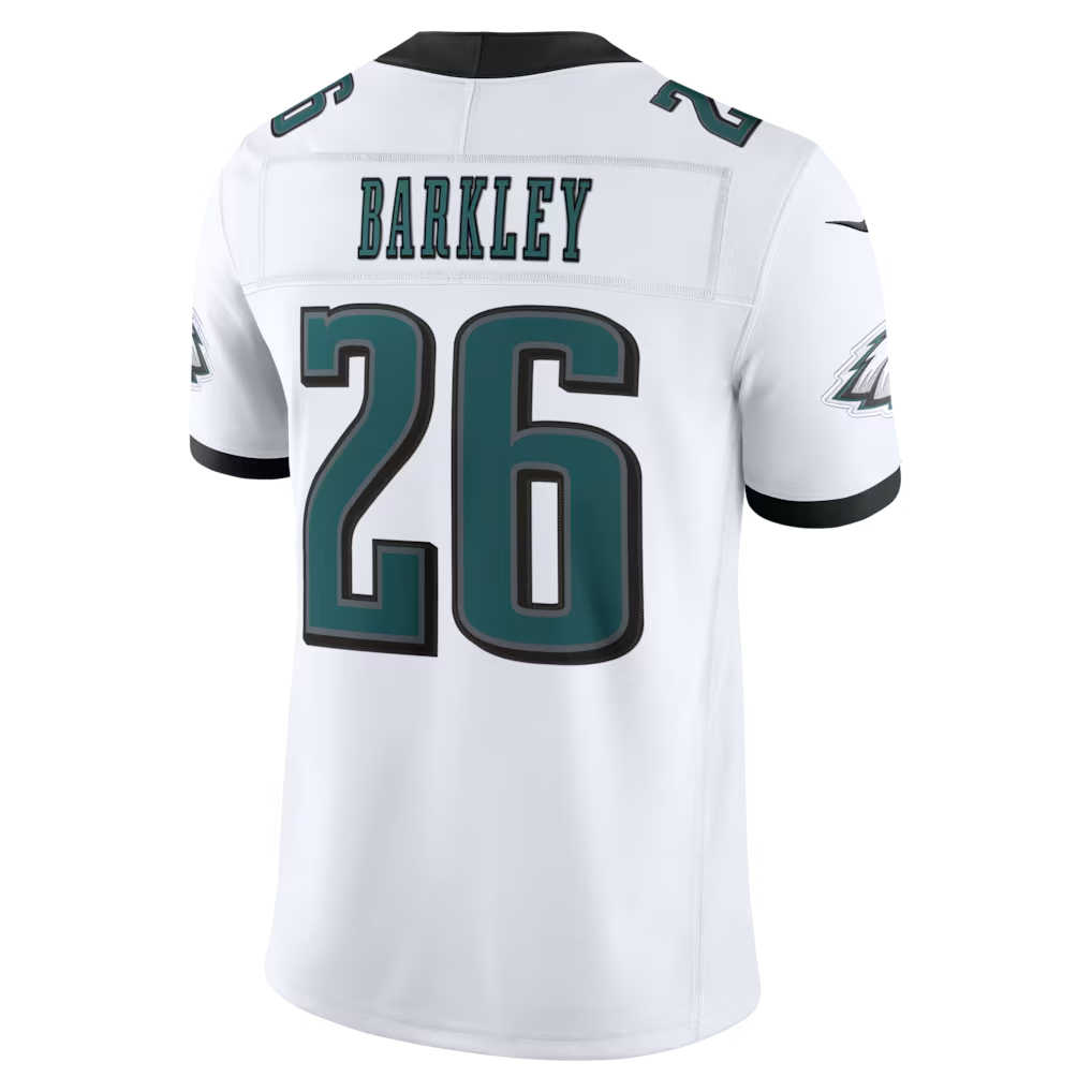 Kdoa P.Eagles #26 Saquon Barkley White Vapor F.U.S.E. Stitched Limited Jerseys
