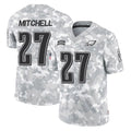 Kdoa P.Eagles #27 Quinyon Mitchell Player Arctic Camo Salute to Service Limited Game Stitched Jerseys