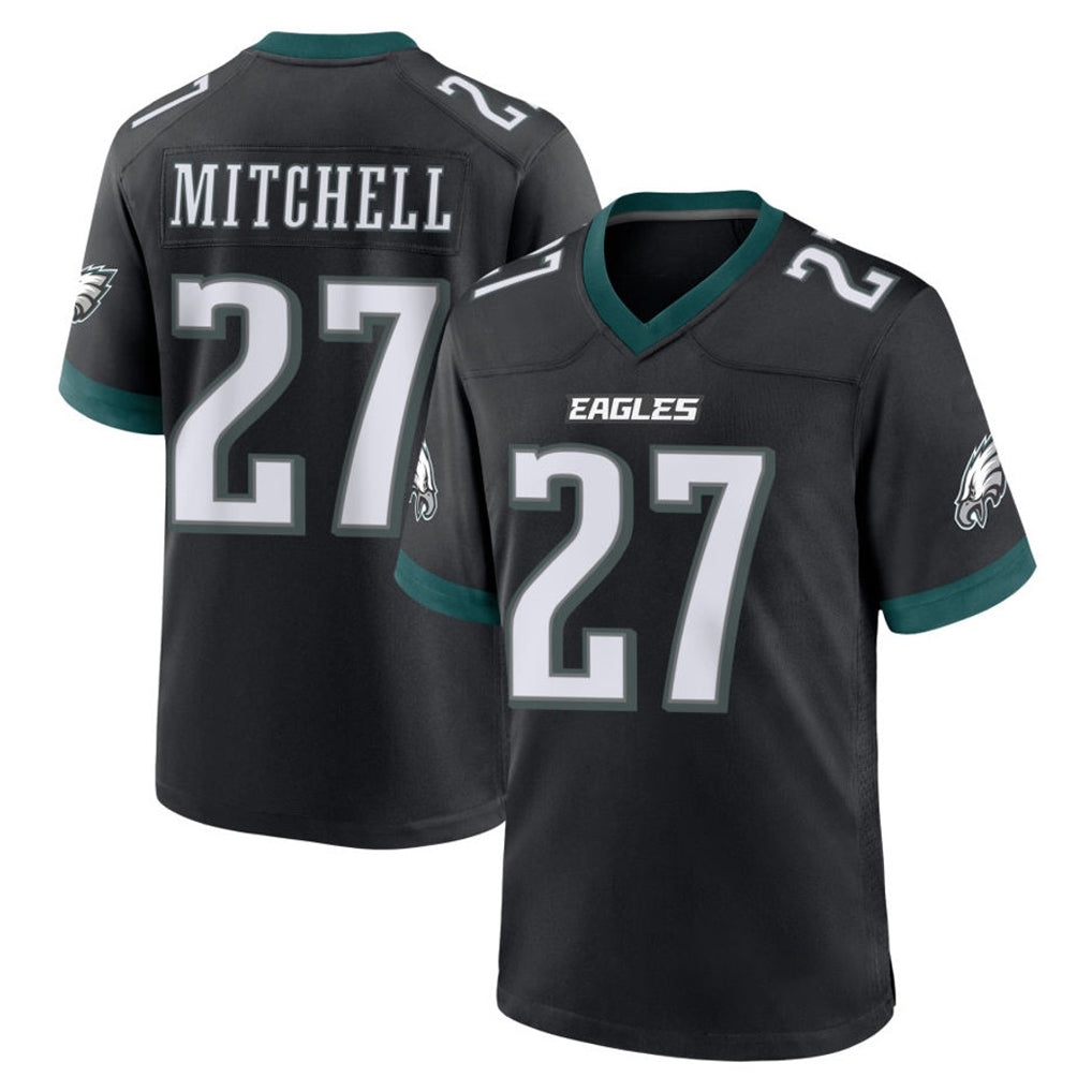 Kdoa P.Eagles #27 Quinyon Mitchell Player Black Game Home Stitched Jerseys