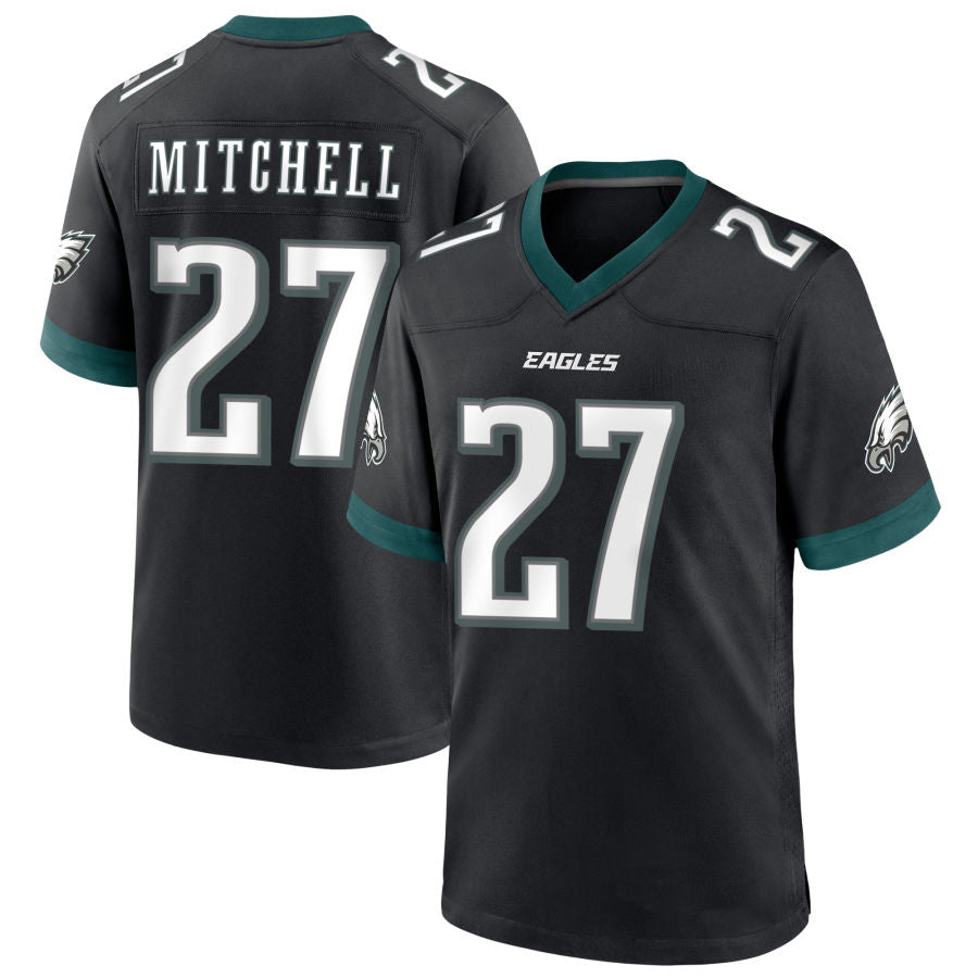 Kdoa P.Eagles #27 Quinyon Mitchell Player Black Home Game Stitched Jerseys