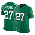 Kdoa P.Eagles #27 Quinyon Mitchell Player Green Kelly Alternate Vapor F.U.S.E. Home Game Stitched Jerseys
