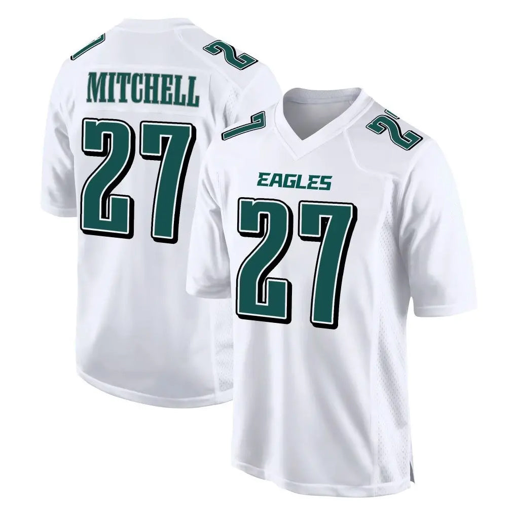 Kdoa P.Eagles #27 Quinyon Mitchell Player White Tundra Fashion Home Game Stitched Jerseys