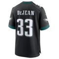 Kdoa P.Eagles #33 Cooper DeJean Black 2024 Draft Alternate Player Game Jersey Stitched American Stitched Jersey